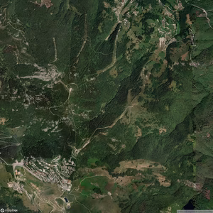 Frabosa Soprana - Vista satellitare estiva