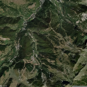 Riserva Bianca - Vista satellitare estiva