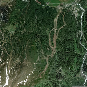 Alpe Devero - Vista satellitare estiva