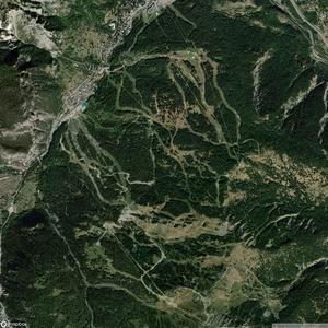Bardonecchia - Vista satellitare estiva