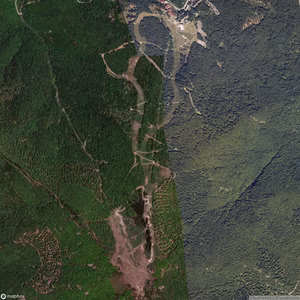 Saint Grée di Viola - Vista satellitare estiva