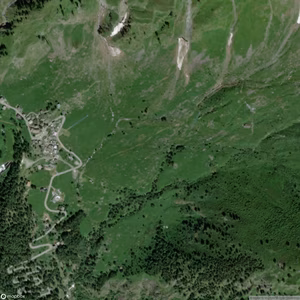 Cheggio - Vista satellitare estiva