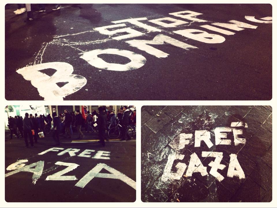 Corteo Stop Bombing Gaza